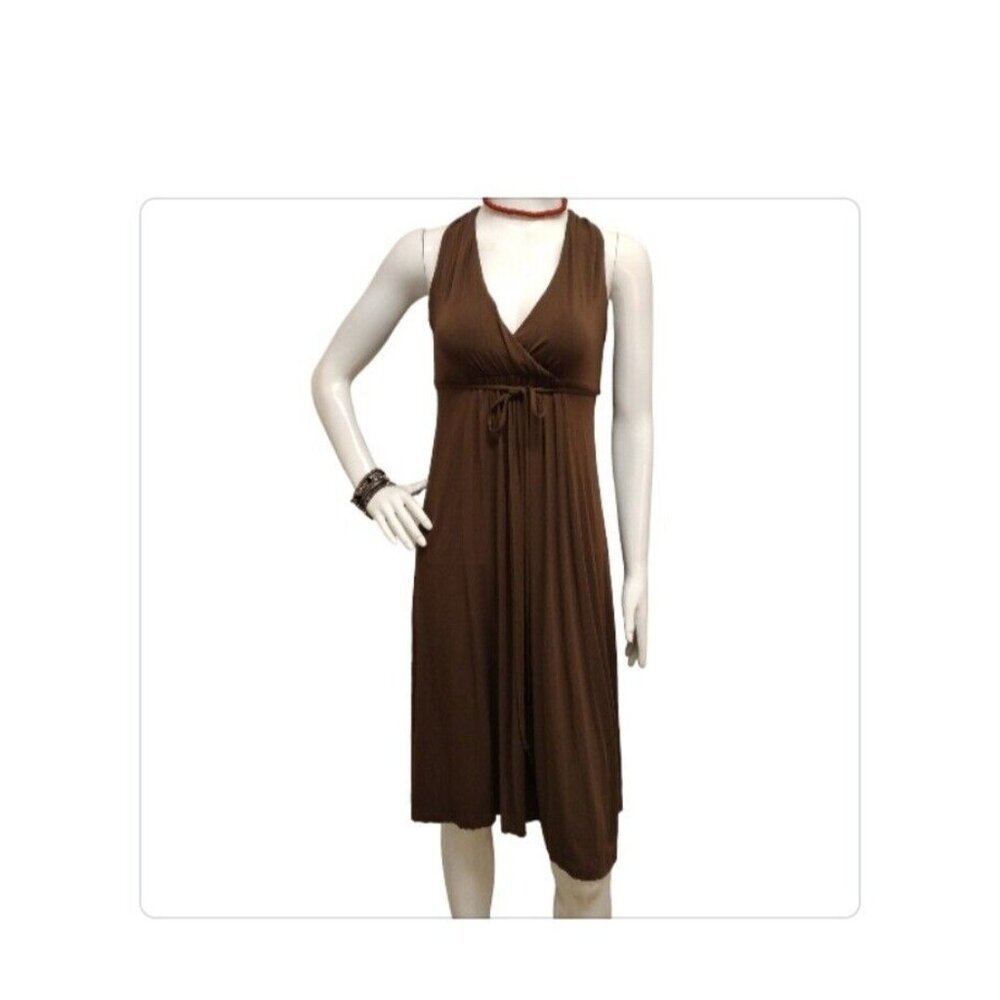 Tristan Women's Brown Sleeveless Dress Size Medium